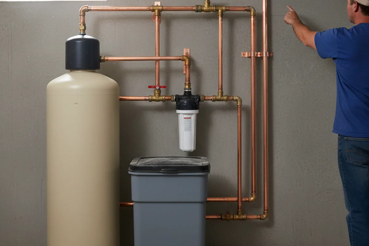 Whole-house water treatment system installed in Efland